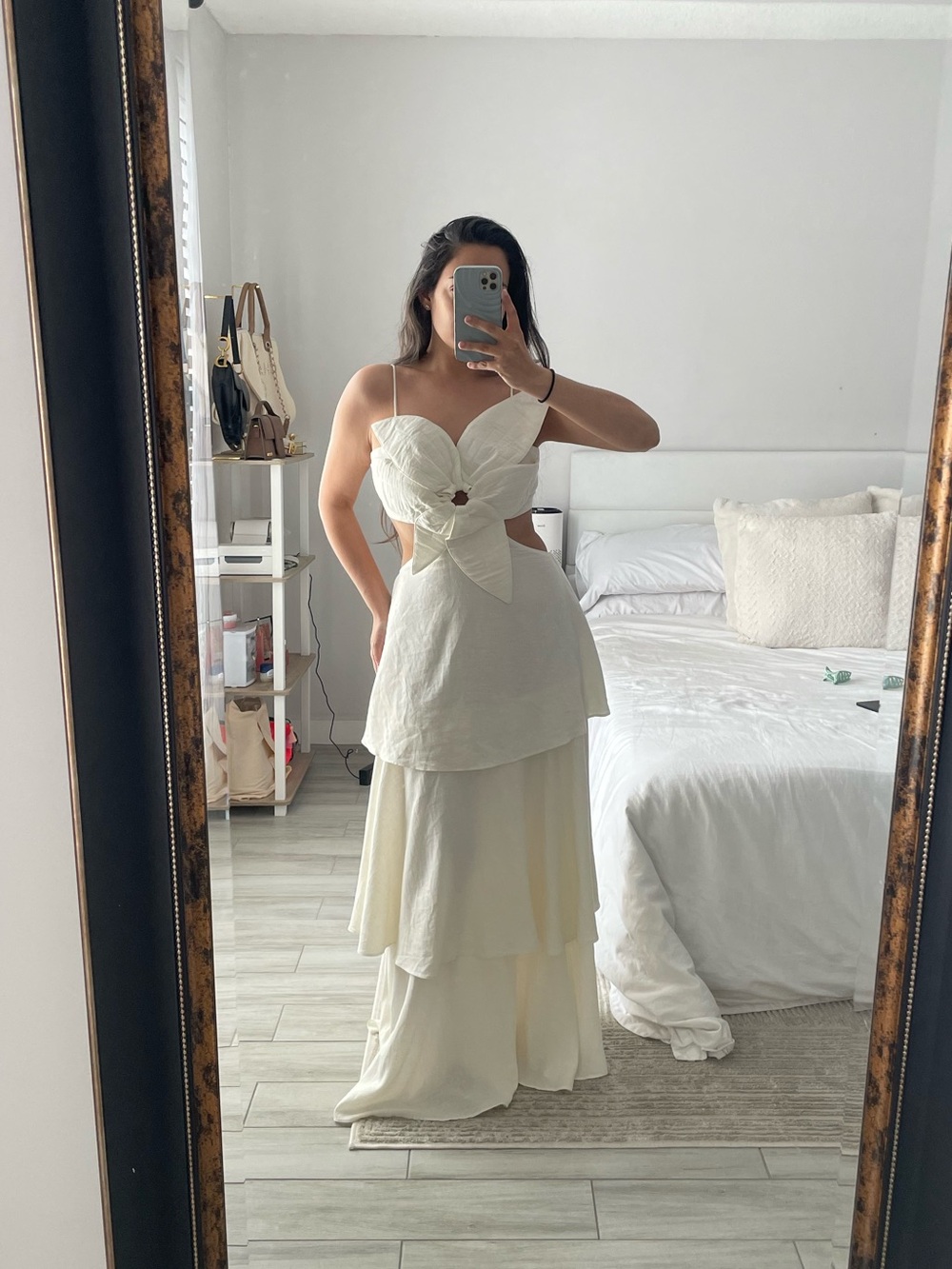 FARM Rio Off-White Flower Maxi Dress - Picture 5 of 8